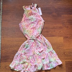 BCBGeneration Multi Color Leopard Mini Dress